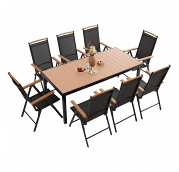 Meble ogrodowe jadalniane Izzy dla 8 osób