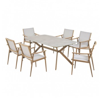 Meble ogrodowe jadalniane Napa dla 6 osób