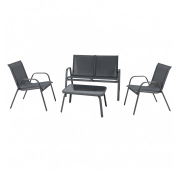 Meble ogrodowe Rivet ze stali