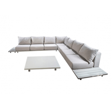 Meble ogrodowe wypoczynkowe Vallon z narożnikiem