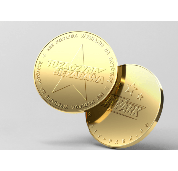 Monety do maszyn - komplet 500szt