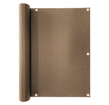 Osłona balkonowa w rolce 0,9 x 3 m brązowa