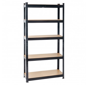 Pakiet 40 sztuk regałów magazynowych P 70x30x150 150kg czarny