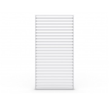 Panel żaluzjowy biały do pergoli 4M nieruchomy