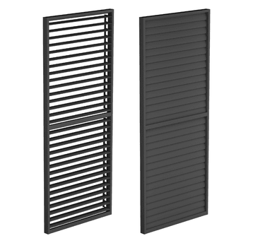 Panel żaluzjowy (R) LUXE 123x238cm do 4m antracyt