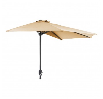 Parasol ogrodowy półokrągły Falkon brązowy