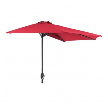 Parasol ogrodowy półokrągły Falkon czerwony