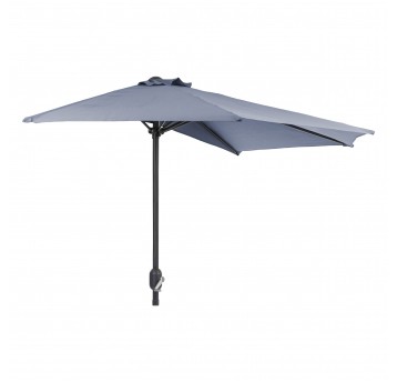 Parasol ogrodowy półokrągły Falkon grafitowy