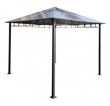 Pawilon ogrodowy Dari 3 x 3 m z dachem z poliwęglanu