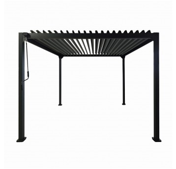 Pergola 3x4x2,3m aluminiowa ze stalowym dachem