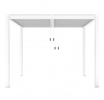 Pergola LUXE 3x4x2.5m biała z LED