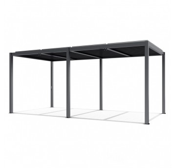 Pergola tarasowa Luxe 7.8 x 3 m antracytowa