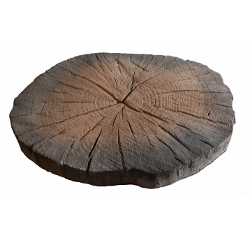 Pniaczek dekoracyjny betonowy ∅ 32÷37 x 3,5 cm