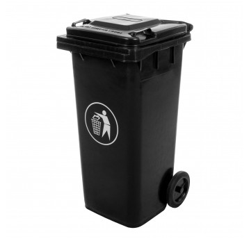 Pojemnik na odpady 120 L czarny