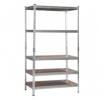 Regał magazynowy G 180x100x60 300kg srebrny