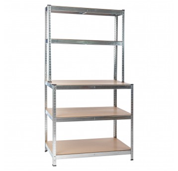 Regał magazynowy z nadstawką G 100x30/60x180 150kg