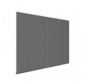 Ściana z kompozytu WPC 370 × 258 cm ELITE do pergoli i carportu