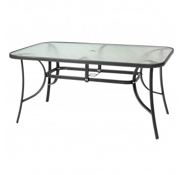 Stół ogrodowy Neptun z otworem na parasol