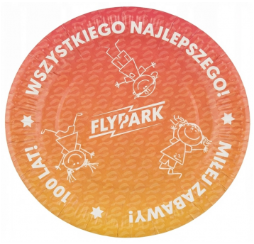 Talerzyk Urodzinowy FlyPark – Edycja Party
