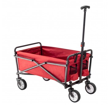 Wózek ogrodowo-plażowy czerwony