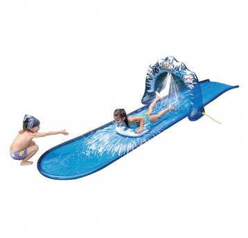 Zjeżdżalnia wodna ze spryskiwaczem do basenu